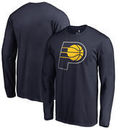 Indiana Pacers Fanatics Branded Primary Logo Long Sleeve T-Shirt - Navy