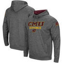 Central Michigan Chippewas Performance Pullover Hoodie – Charcoal
