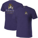 East Carolina Pirates Comfort Colors Mascot T-Shirt - Purple