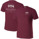 Mississippi State Bulldogs Comfort Colors Mascot T-Shirt - Maroon