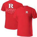 Rutgers Scarlet Knights Comfort Colors Mascot T-Shirt - Scarlet