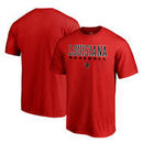 Louisiana Ragin' Cajuns Fanatics Branded Big & Tall True Sport Baseball T-Shirt - Red