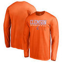 Clemson Tigers Fanatics Branded True Sport Baseball Long Sleeve T-Shirt - Orange