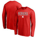 Nebraska Cornhuskers Fanatics Branded True Sport Baseball Long Sleeve T-Shirt - Red