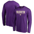 Washington Huskies Fanatics Branded True Sport Baseball Long Sleeve T-Shirt - Purple