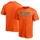 Miami Hurricanes Fanatics Branded Youth True Sport Baseball T-Shirt - Orange