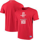 Houston Rockets Under Armour Lock Up Performance T-Shirt - Red