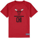 Chicago Bulls Under Armour Youth Authentic Lock Up Performance T-Shirt - Red