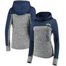 Los Angeles Chargers G-III 4Her by Carl Banks Women's Sideline Pullover Hoodie - Gray/Navy