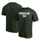 Michigan State Spartans Fanatics Branded Team Dad Crewneck T-Shirt - Green