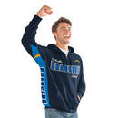 Los Angeles Chargers Hands High Player Full-Zip Hoodie - Navy/Powder Blue