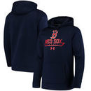 Boston Red Sox Under Armour Performance Fleece Pullover Hoodie - Navy
