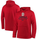 St. Louis Cardinals Under Armour Performance Fleece Pullover Hoodie - Red