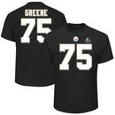Joe Greene Pittsburgh Steelers Majestic Big & Tall Hall of Fame Eligible Receiver III Name & Number T-Shirt - Black