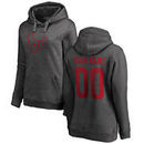 Houston Texans NFL Pro Line by Fanatics Branded Women's Personalized One Color Pullover Hoodie - Ash