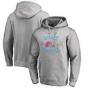 Quebec Nordiques Fanatics Branded Big & Tall Heritage Pullover Hoodie - Ash