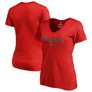 Texas Tech Red Raiders Fanatics Branded Women's Plus Sizes Freehand T-Shirt - Red