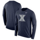 Xavier Musketeers Nike Legend Long Sleeve Performance T-Shirt - Navy