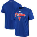 Philadelphia Phillies Under Armour Tech Performance Raglan Sleeve T-Shirt - Royal