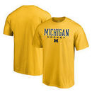 Michigan Wolverines Fanatics Branded True Sport Hockey T-Shirt - Yellow