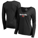 Louisville Cardinals Fanatics Branded Women's Freehand Long Sleeve T-Shirt - Black