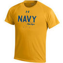 Navy Midshipmen Under Armour Youth Blue Angels Performance Tech T-Shirt – Gold