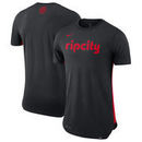 Portland Trail Blazers Nike City Edition Alt Hem Performance T-Shirt – Black