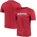 San Francisco 49ers Majestic Gridiron Cool Base Synthetic T-Shirt – Scarlet