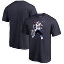 Tom Brady New England Patriots NFL Pro Line by Fanatics Branded Fade Away Player T-Shirt - Navy