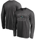 San Jose Sharks Fanatics Branded Victory Arch Long Sleeve T-Shirt - Heathered Gray