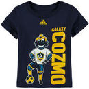 LA Galaxy adidas Youth Mascot Pride T-Shirt - Navy