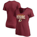 Washington Redskins NFL Pro Line by Fanatics Branded Women's Plus Sizes Nostalgia T-Shirt - Burgundy