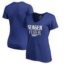 Corey Seager Los Angeles Dodgers Fanatics Branded Women's Player Hometown Collection V-Neck T-Shirt - Royal