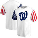 Washington Nationals Fanatics Branded Stars & Stripes T-Shirt - White