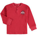 Ohio State Buckeyes Youth Hunter Henley Long Sleeve T-Shirt - Scarlet