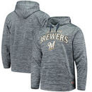 Milwaukee Brewers Stitches Digital Fleece Pullover Hoodie - Heathered Navy