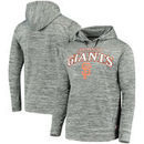 San Francisco Giants Stitches Digital Fleece Pullover Hoodie - Heathered Black