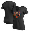 Buster Posey San Francisco Giants Fanatics Branded Women's Player Hometown Collection V-Neck T-Shirt - Black