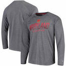 Maryland Terrapins Champion Heathered Performance Long Sleeve T-Shirt - Charcoal