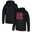 Rutgers Scarlet Knights adidas School Logo climawarm Fleece Pullover Hoodie - Black
