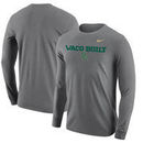 Baylor Bears Nike Mantra Long Sleeve T-Shirt - Gray