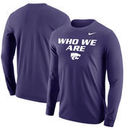 Kansas State Wildcats Nike Mantra Long Sleeve T-Shirt - Purple