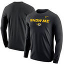 Missouri Tigers Nike Mantra Long Sleeve T-Shirt - Black