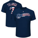 Eric Thames Milwaukee Brewers Majestic 2017 Stars & Stripes Name & Number T-Shirt - Navy