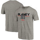 Ryan Blaney Fanatics Branded Stealth Pop Tri-Blend T-Shirt - Gray