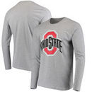 Ohio State Buckeyes Primary School Logo Long Sleeve T-Shirt - Gray