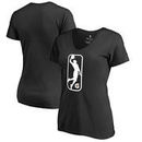 NBA G League Fanatics Branded Women's Plus Size Primary Logo V-Neck T-Shirt - Black