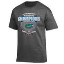 Florida Gators Champion 2017 NCAA Men's Baseball College World Series National Champions Locker Room T-Shirt - Charcoal