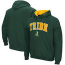 William & Mary Tribe Arch & Logo Pullover Hoodie - Green