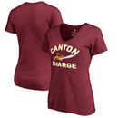 Canton Charge Fanatics Branded Women's Overtime Plus-Size V-Neck T-Shirt - Garnet